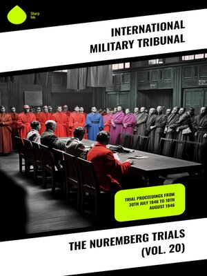 cover image of The Nuremberg Trials (Volume 20)